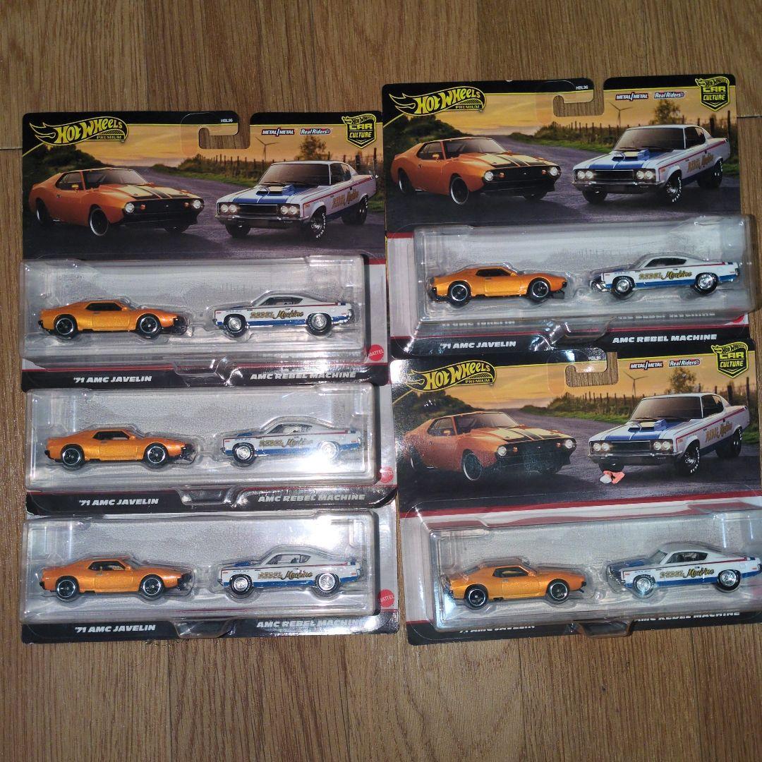 ミニカー Hot Wheels '71 AMC & Rebel 5 SETS