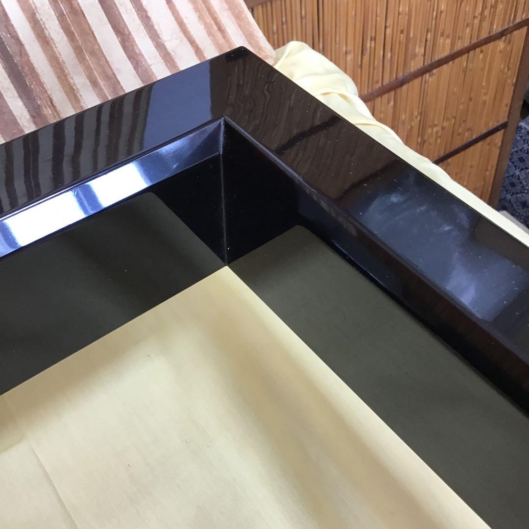 茶道具 炉縁 真塗 炉縁 利休型  N278RB