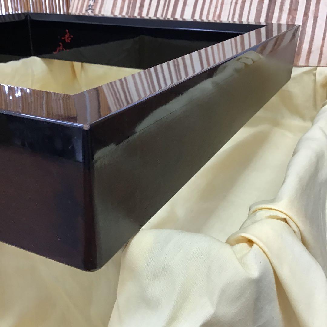 茶道具 炉縁 真塗 炉縁 利休型  N278RB