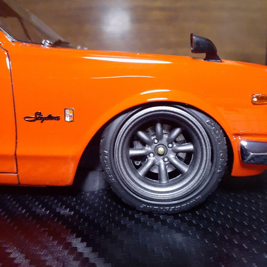 イグニッションモデル　ハコスカGT-R 1/18レッド。ig0770
