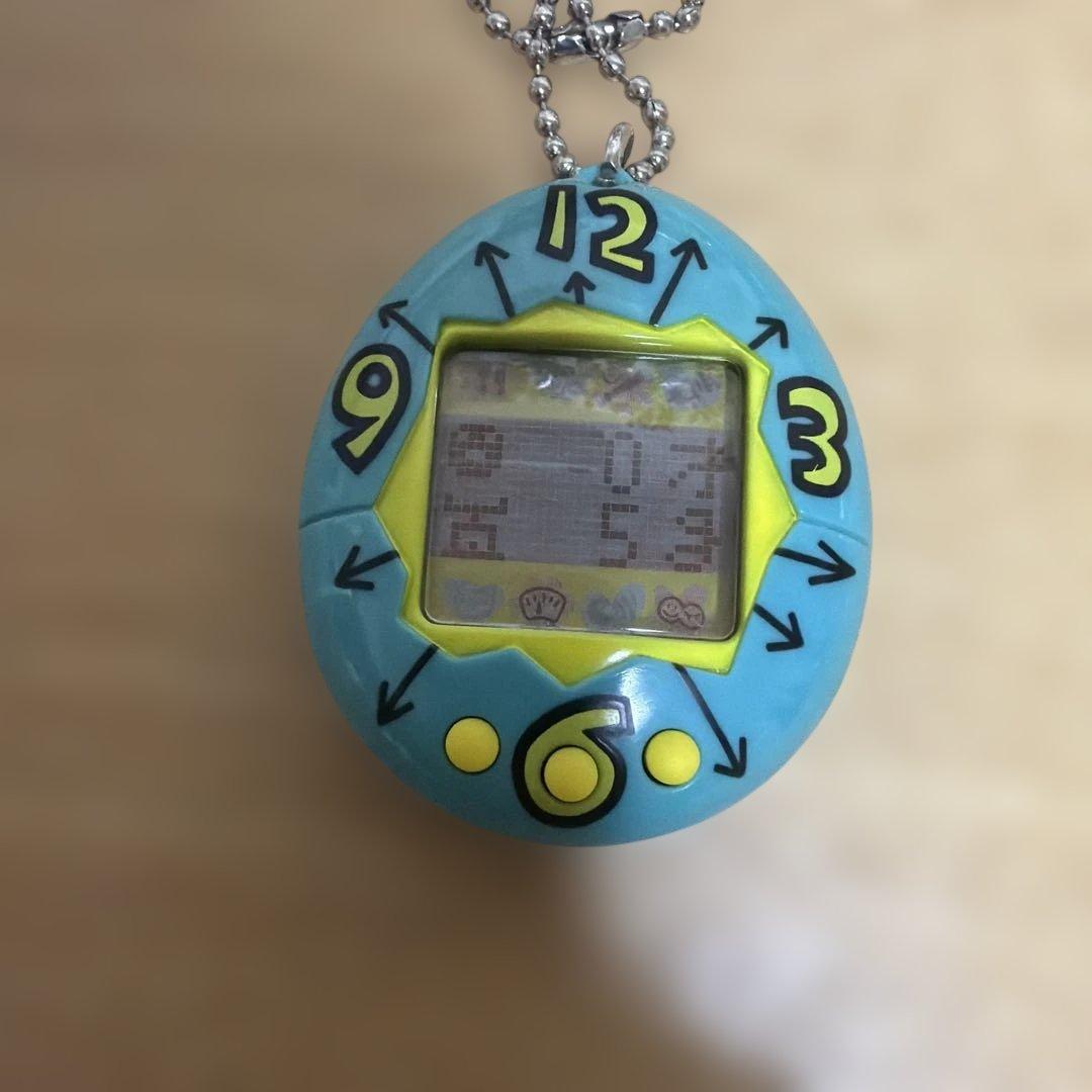 完動品!! たまごっち 日本語 初代 時計 ブルー 青 レア 希少
