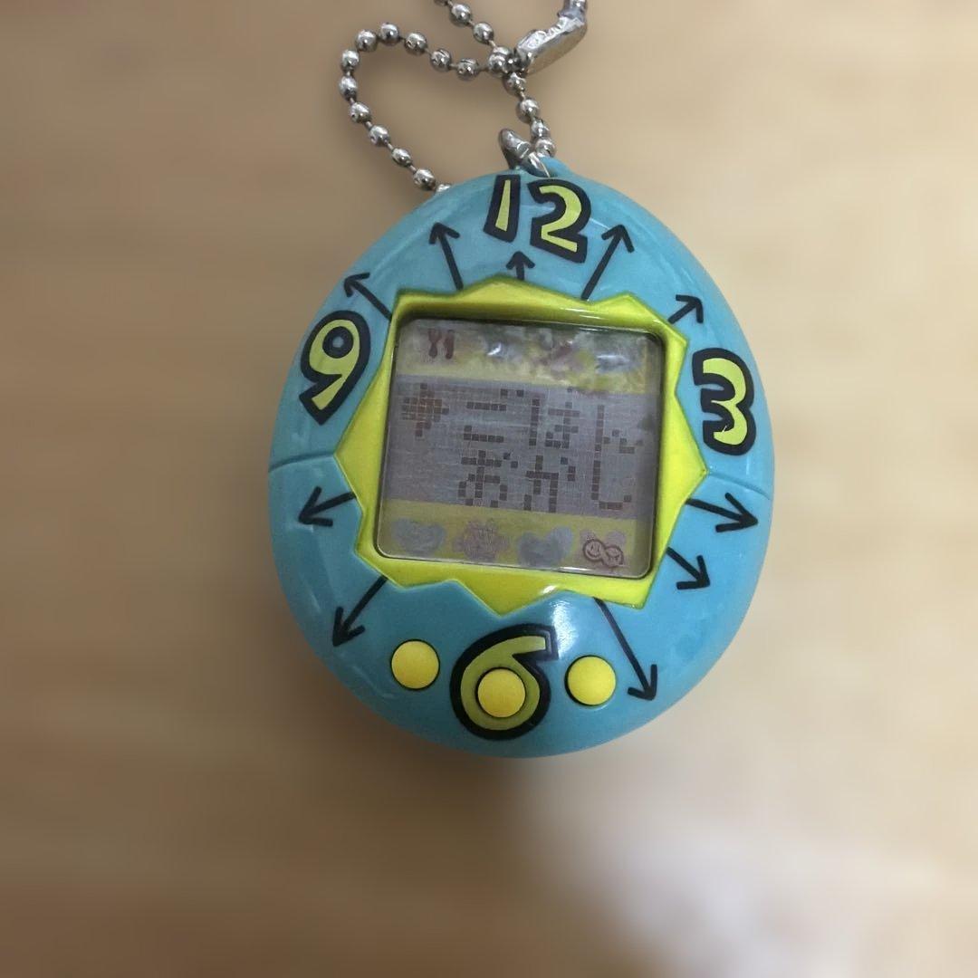 完動品!! たまごっち 日本語 初代 時計 ブルー 青 レア 希少