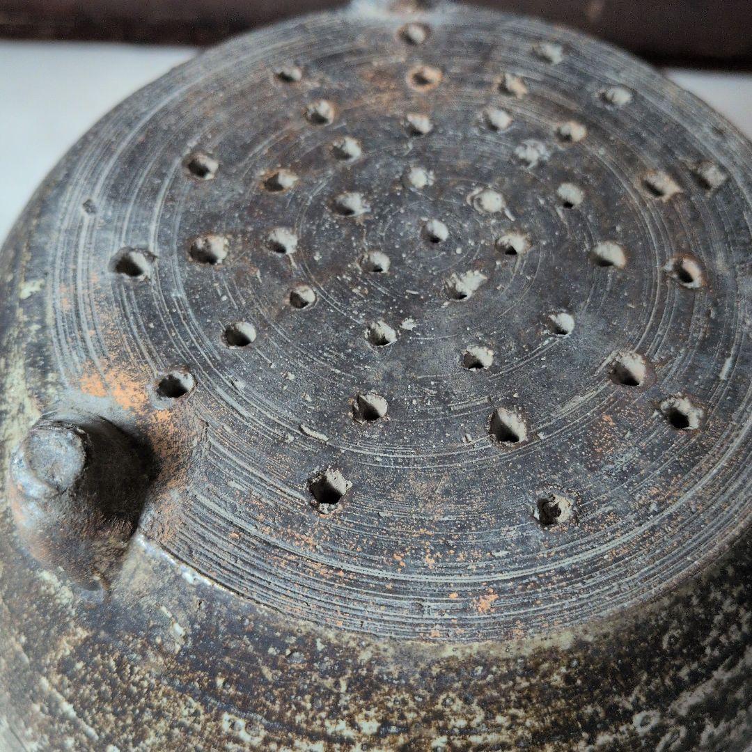 津軽の古い焼き物　悪戸焼　湯通し　紅葉の図