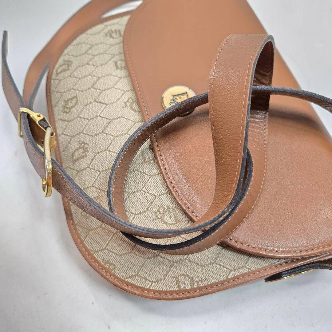 極美品 Christian Dior ショルダーバッグ ハニカムトロッター
