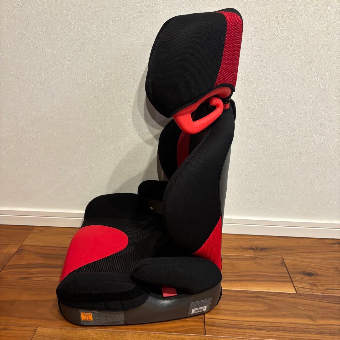 極美品 AILEBEBE ALC248 ジュニアシート スカーレットブラック