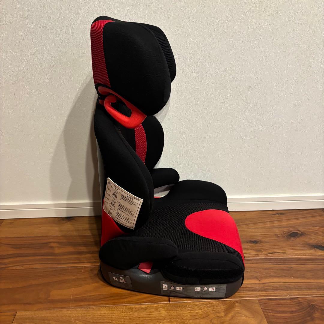 極美品 AILEBEBE ALC248 ジュニアシート スカーレットブラック