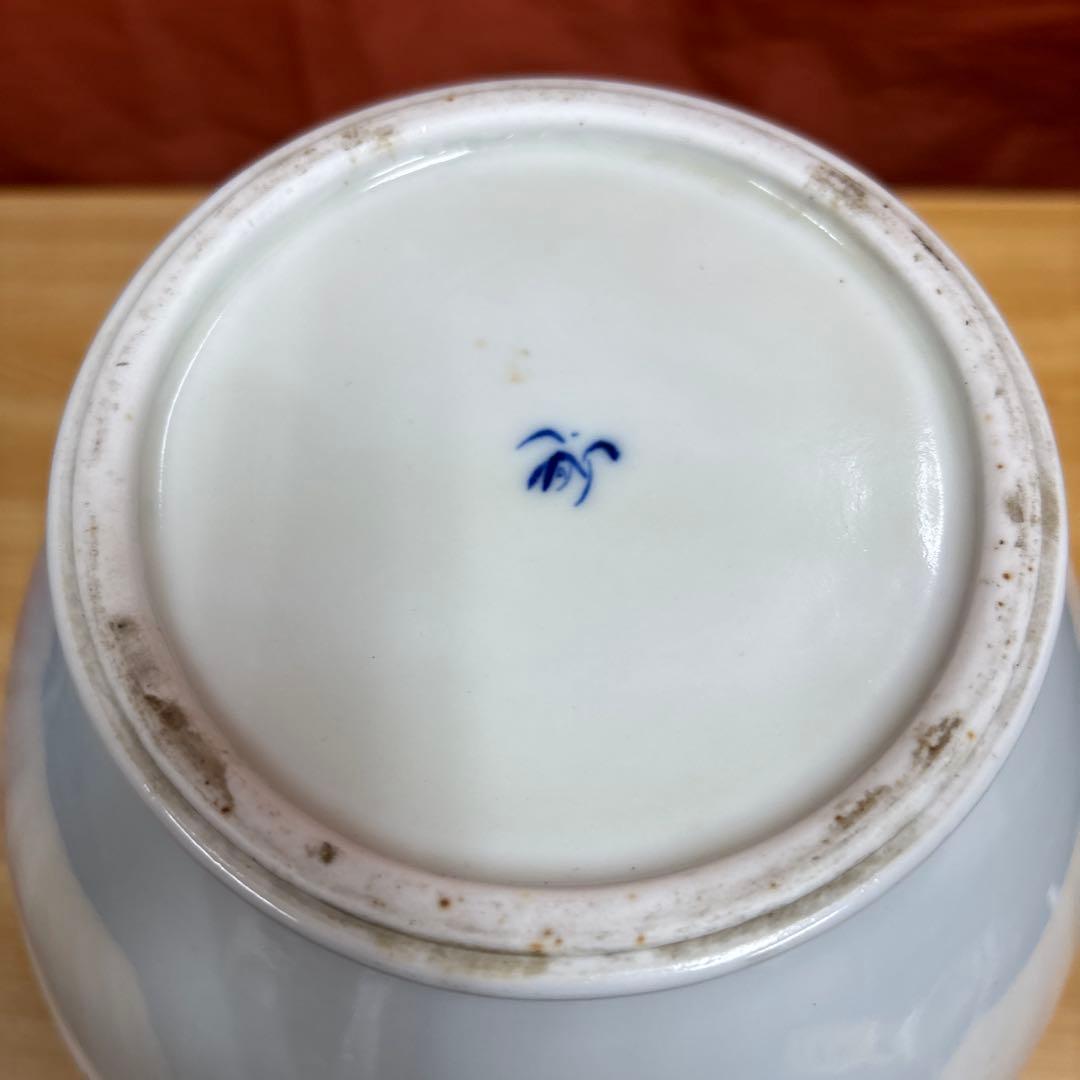 オールド 香蘭社 金彩 花鳥 鴛鴦 おしどり 花瓶