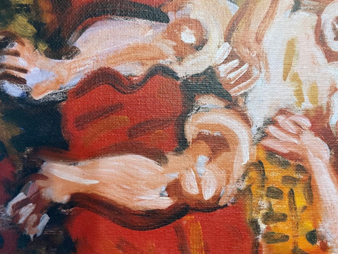 梅原龍三郎　裸婦　肉筆