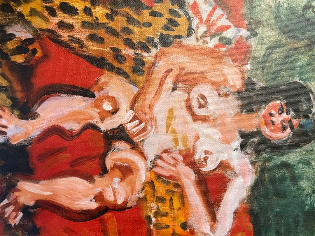 梅原龍三郎　裸婦　肉筆