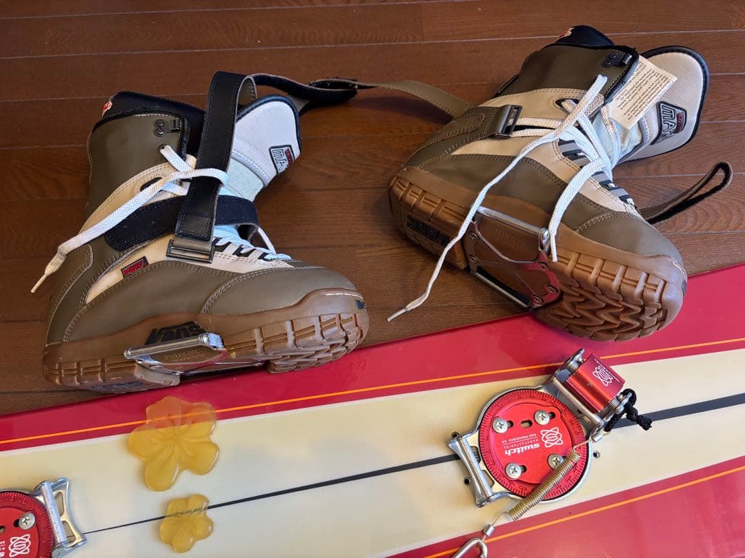 希少！美品！ROSSIGNOL ステップインスノーボード&VANSブーツセット