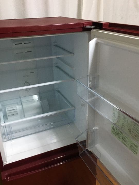 ♪AQＲ-17Ｊ冷凍冷蔵庫 ワインレッド 最終価格！です