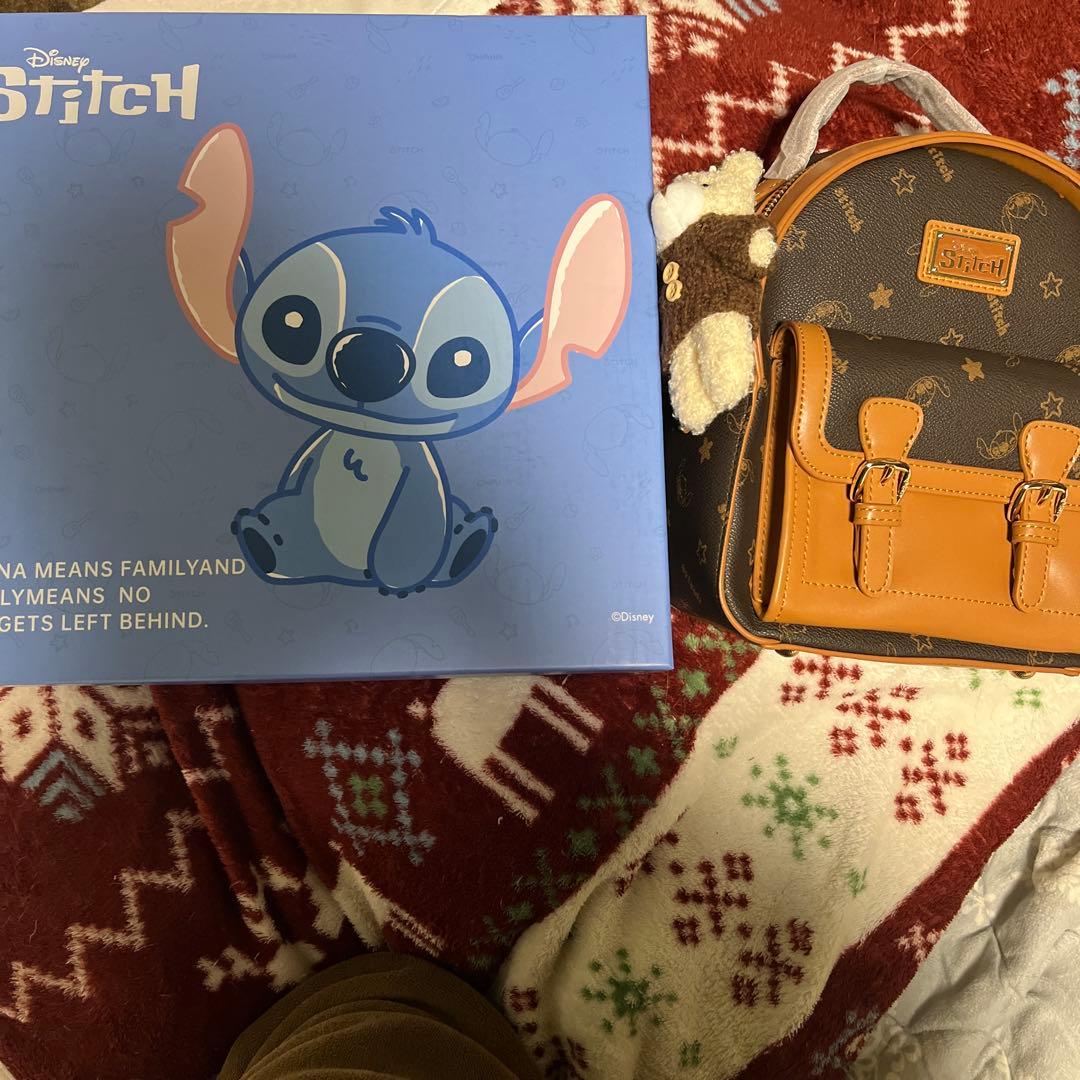 スティッチ 小型リュック 星柄デザイン