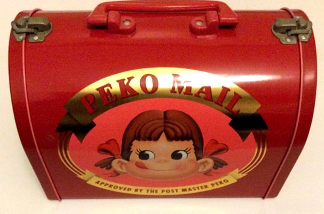 ✨超レア✨不二家　FUJIYA  ペコちゃん　当時物　ブリキ缶　BOX