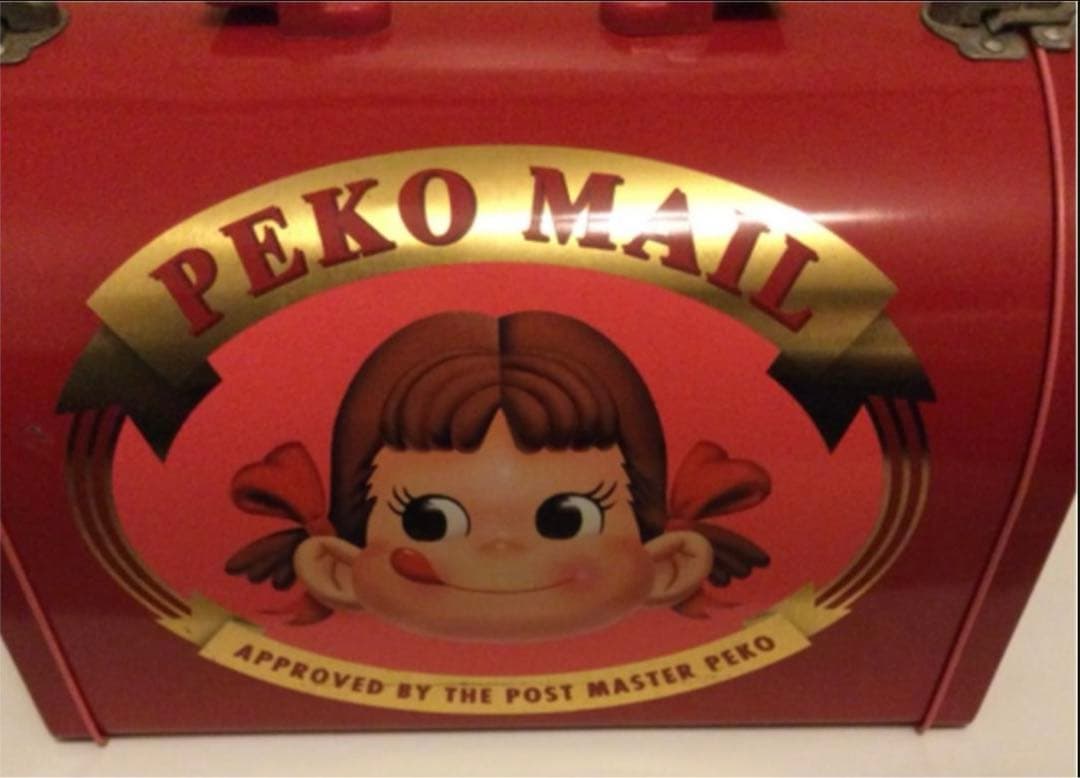 ✨超レア✨不二家　FUJIYA  ペコちゃん　当時物　ブリキ缶　BOX