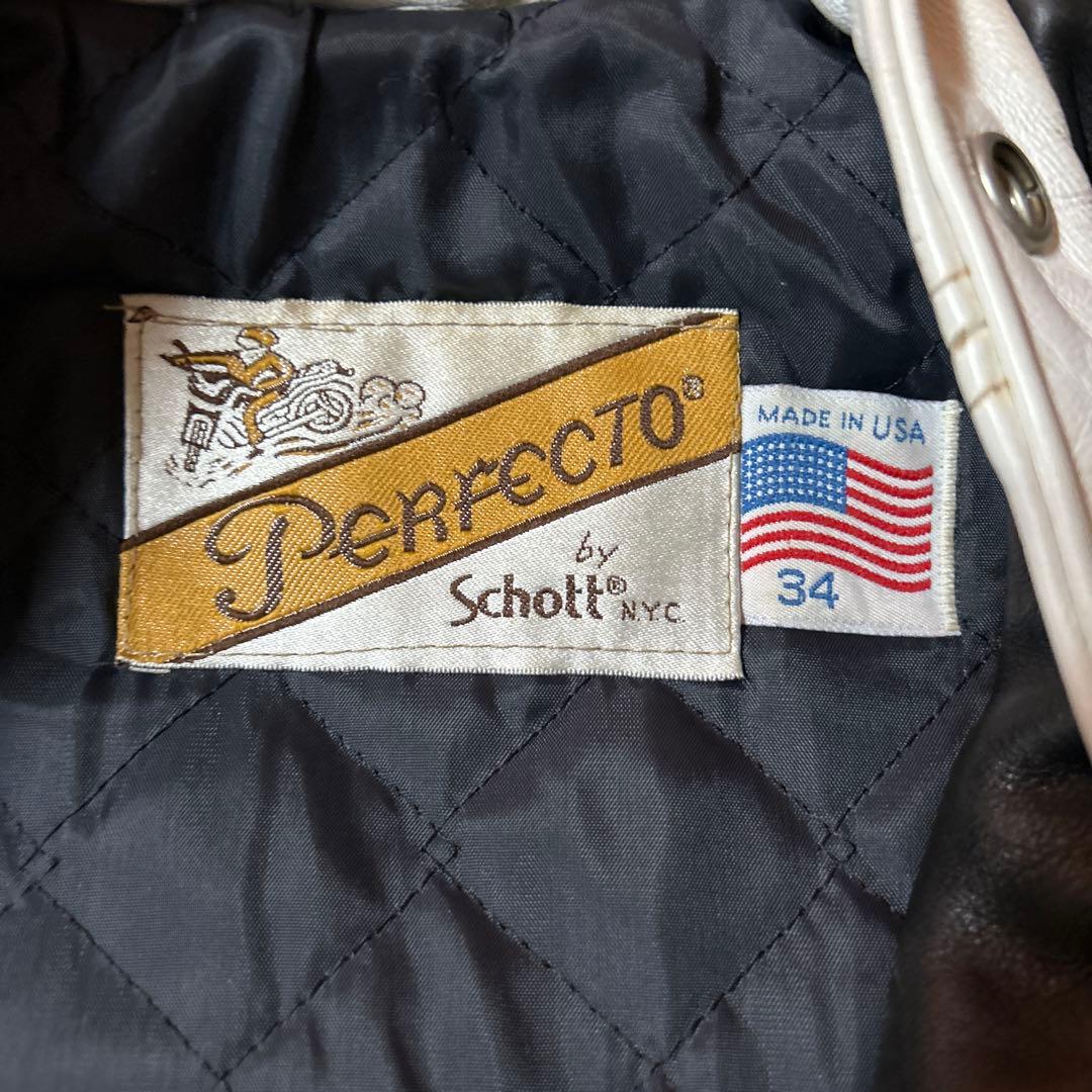 USA製schottレーシングレザーライダース34ショットvansonバンソン