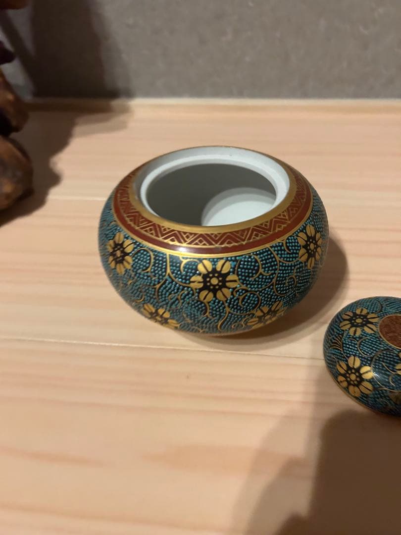 九谷焼　香炉　香合