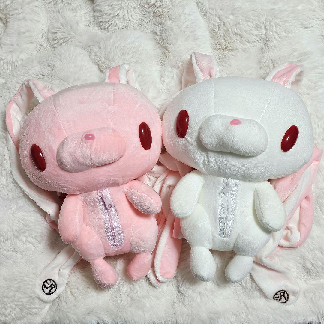グルーミー 汎用うさぎ リュック ホワイト ピンク セット売り