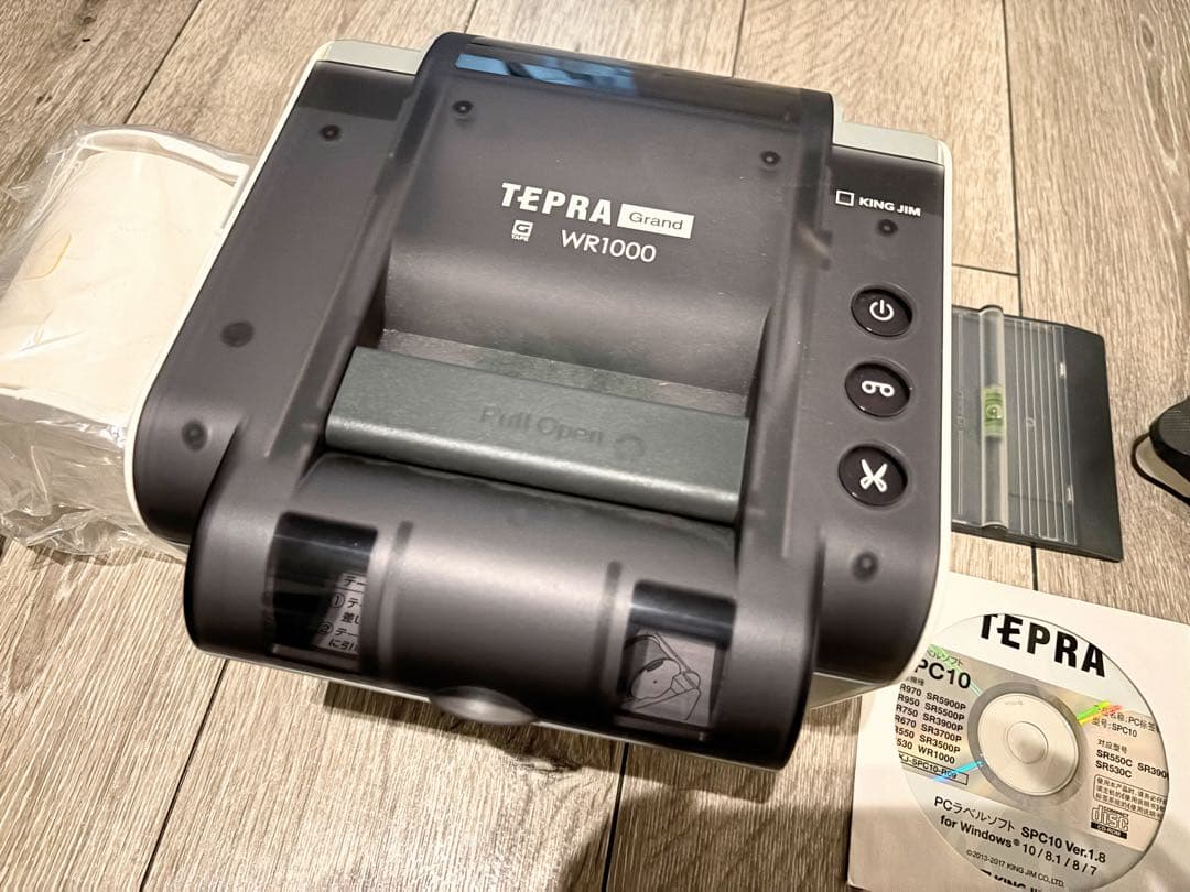 テプラ TEPRA Grand WR1000 ラベル&インク付き