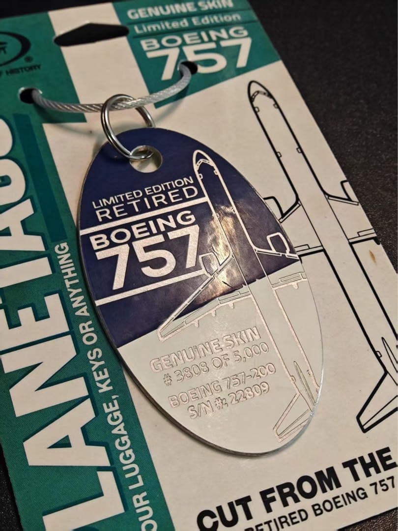 デルタ航空 Planetags B757 コンビ色