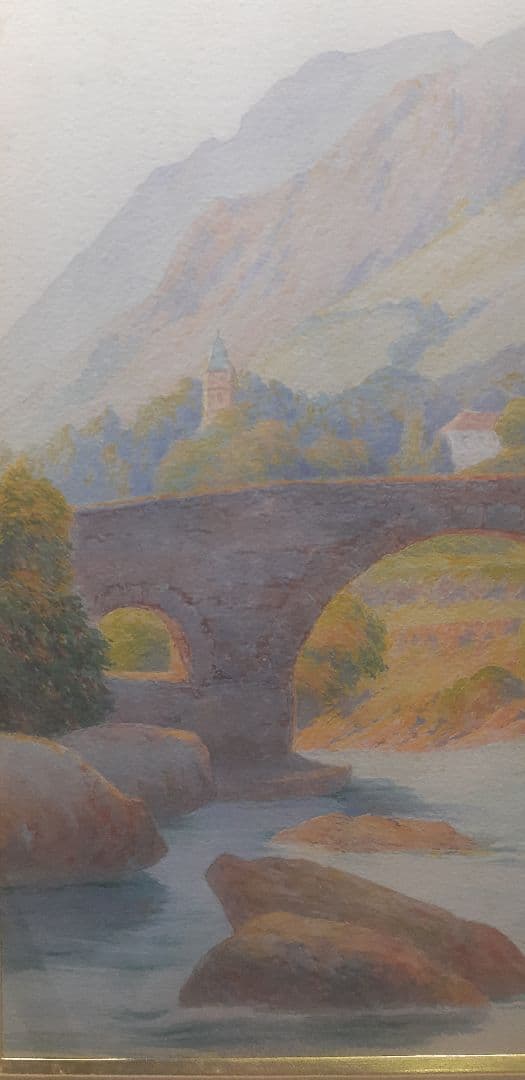 印象派 レオ·デグクレーナ 風景画 (1870-1941) アンティーク