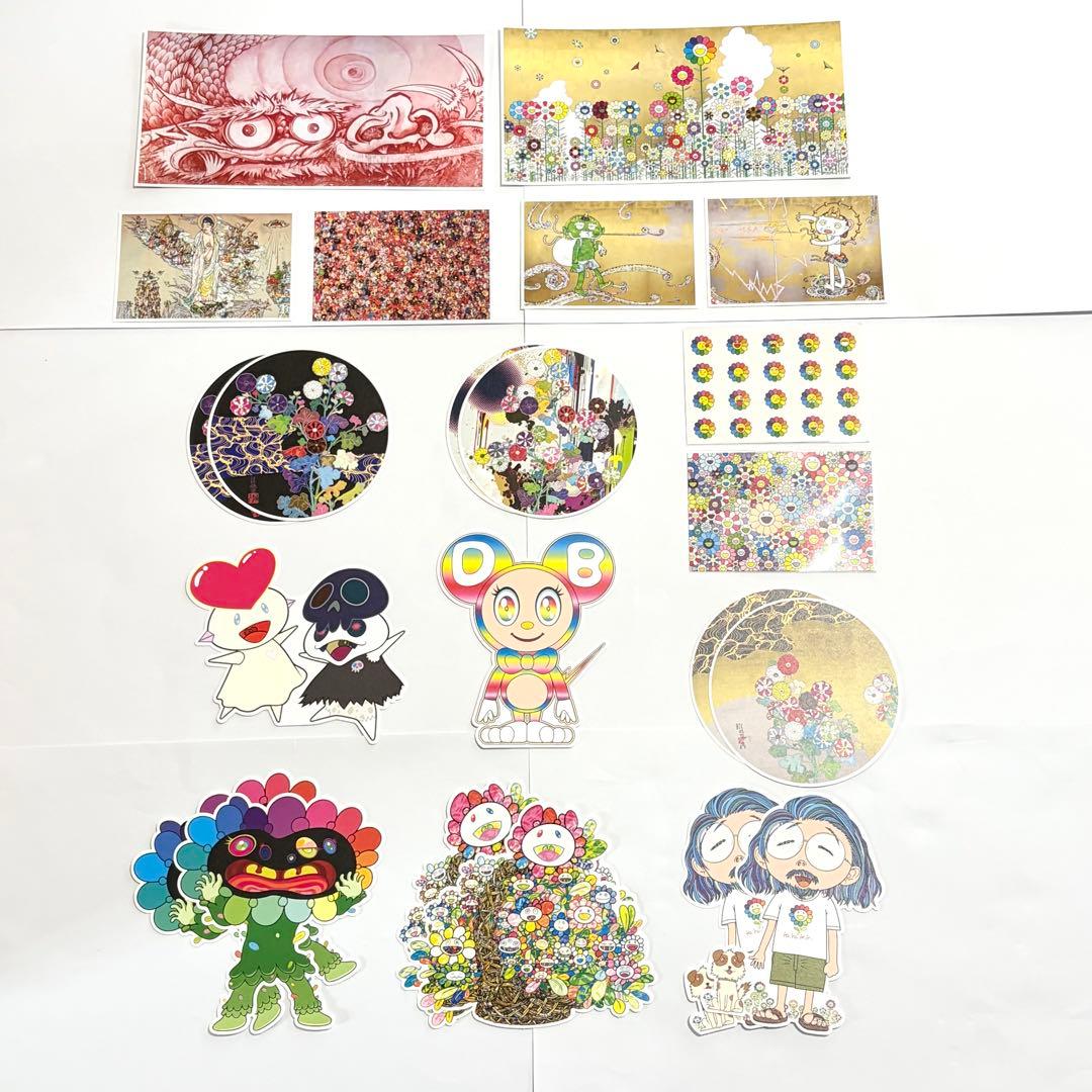 村上隆 もののけ京都 ダイカットアート16枚 ポストカード6枚 合計22枚セット