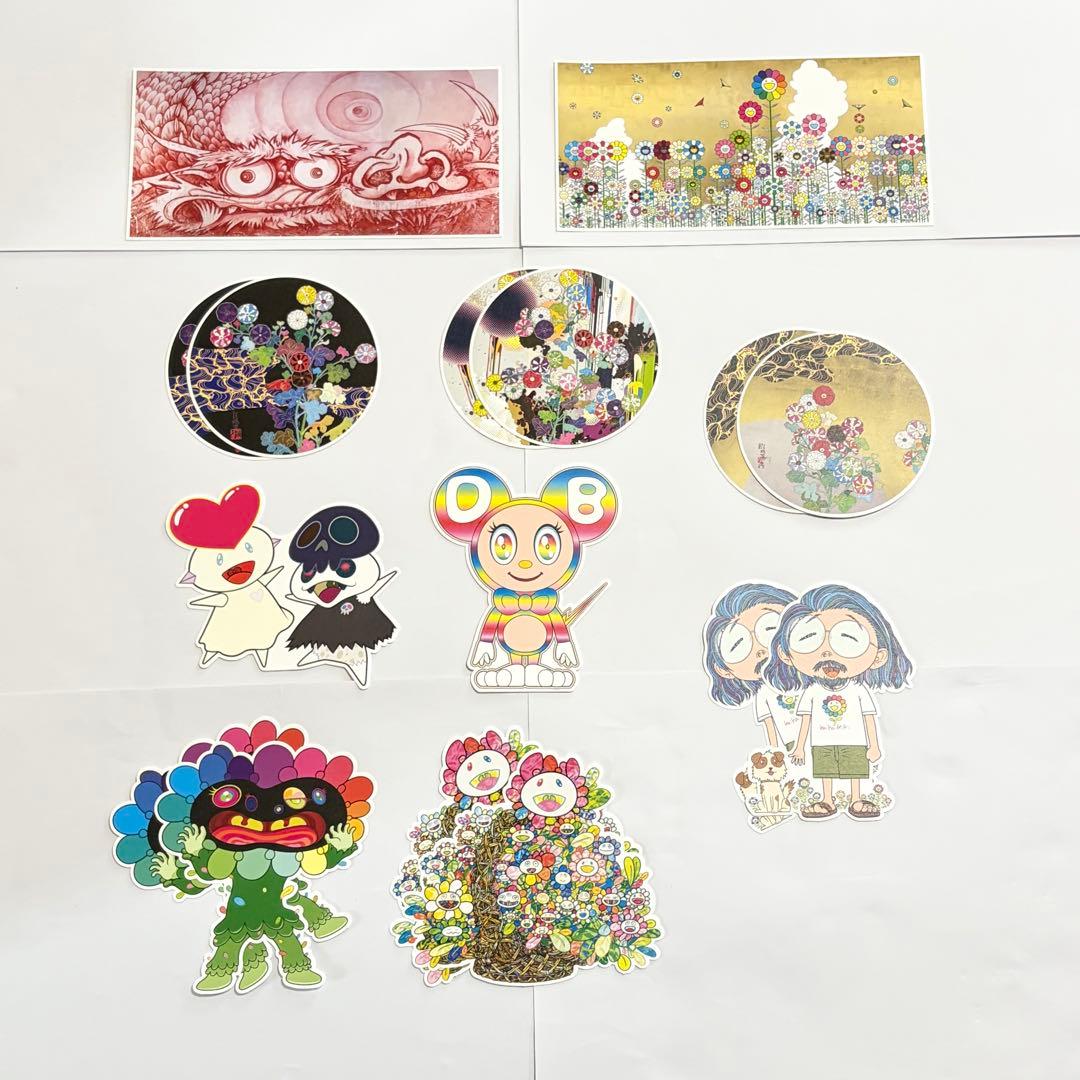 村上隆 もののけ京都 ダイカットアート16枚 ポストカード6枚 合計22枚セット