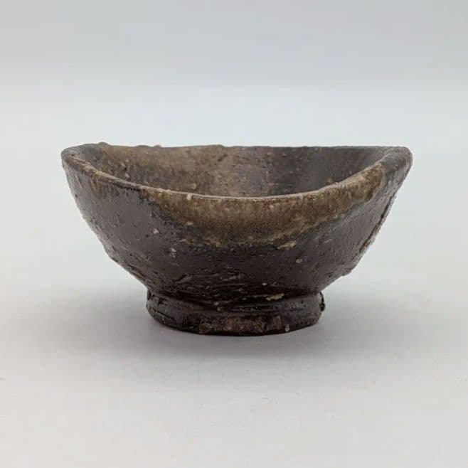 隠崎隆一 備前焼 酒呑 共箱 ぐい呑 酒器 酒盃 酒杯 食器 お猪口 おちょこ