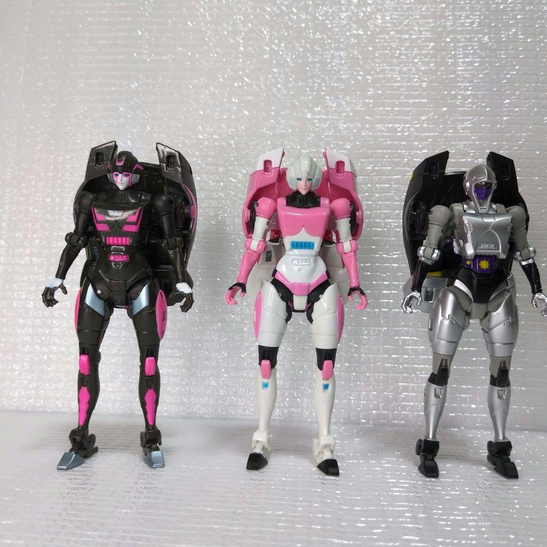 女性型トランスフォーマー3点