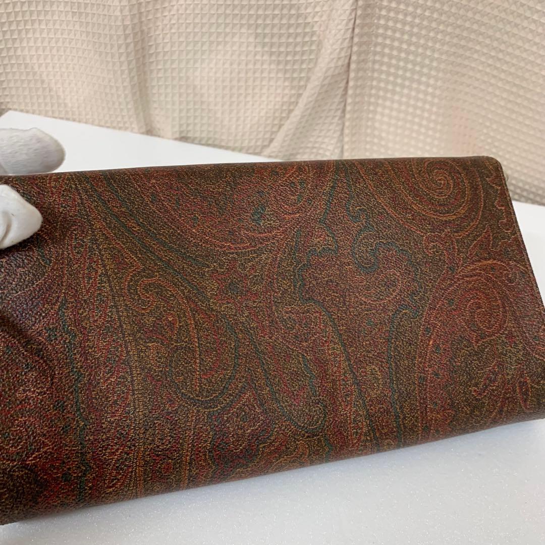 エトロ ワンショルダーバッグ ペイズリー柄 PVC 金具