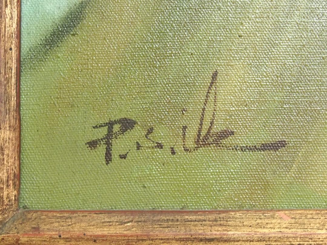 【良品】油彩画/油絵/絵画「裸婦」外国人女性 40号 OIL PAINTING