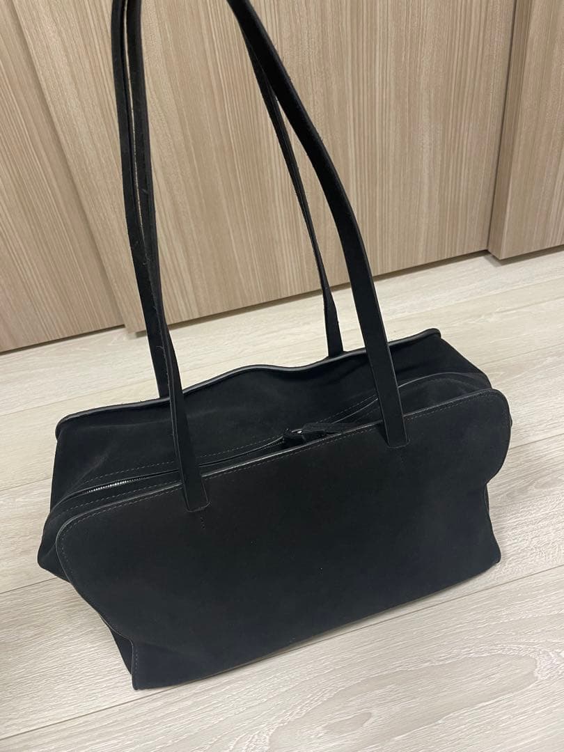 COS コス マレ ボウリングバッグ スエード ショルダーバッグ ハンドバッグ