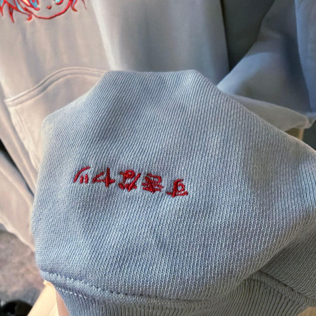 逃げ水あむ ソックスソックス パーカー Sサイズ ブルー