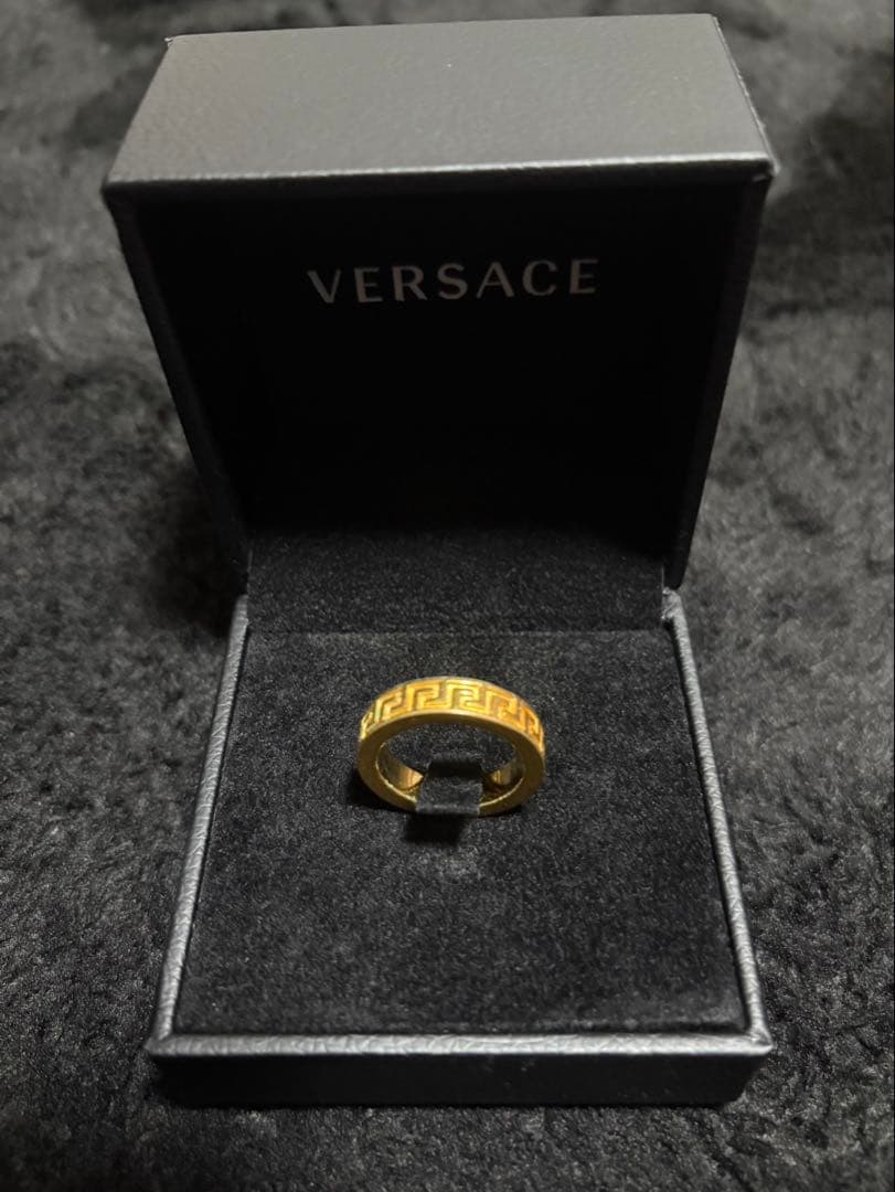 VERSACE ゴールド ギリシャ模様 リング　箱無し