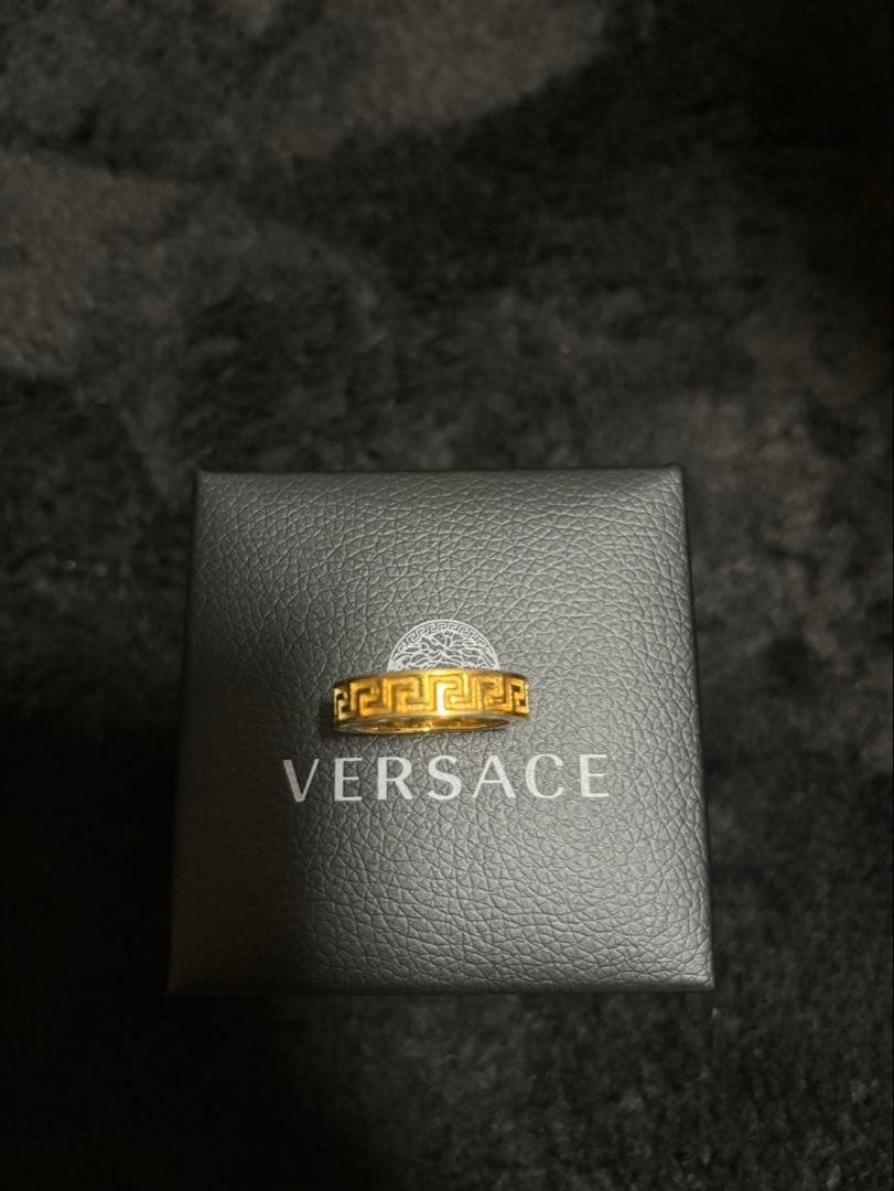 VERSACE ゴールド ギリシャ模様 リング　箱無し