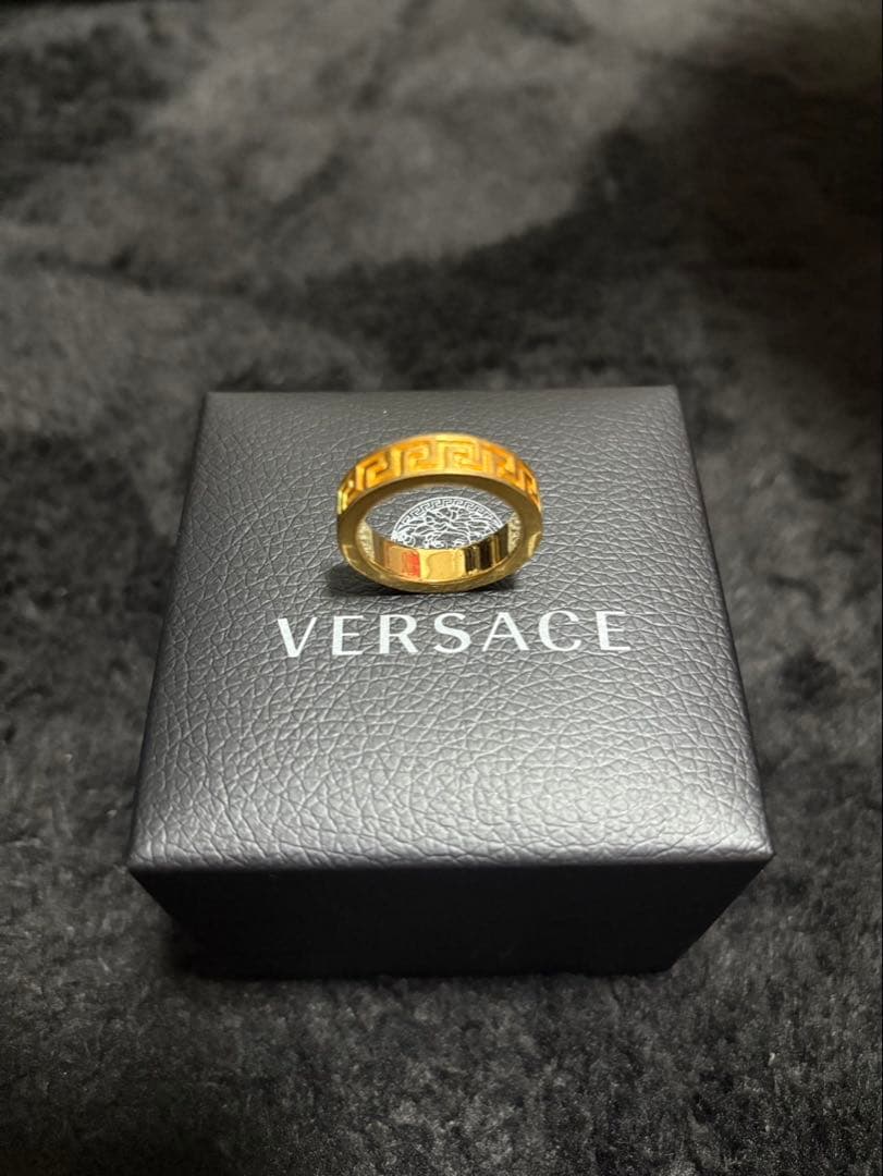 VERSACE ゴールド ギリシャ模様 リング　箱無し