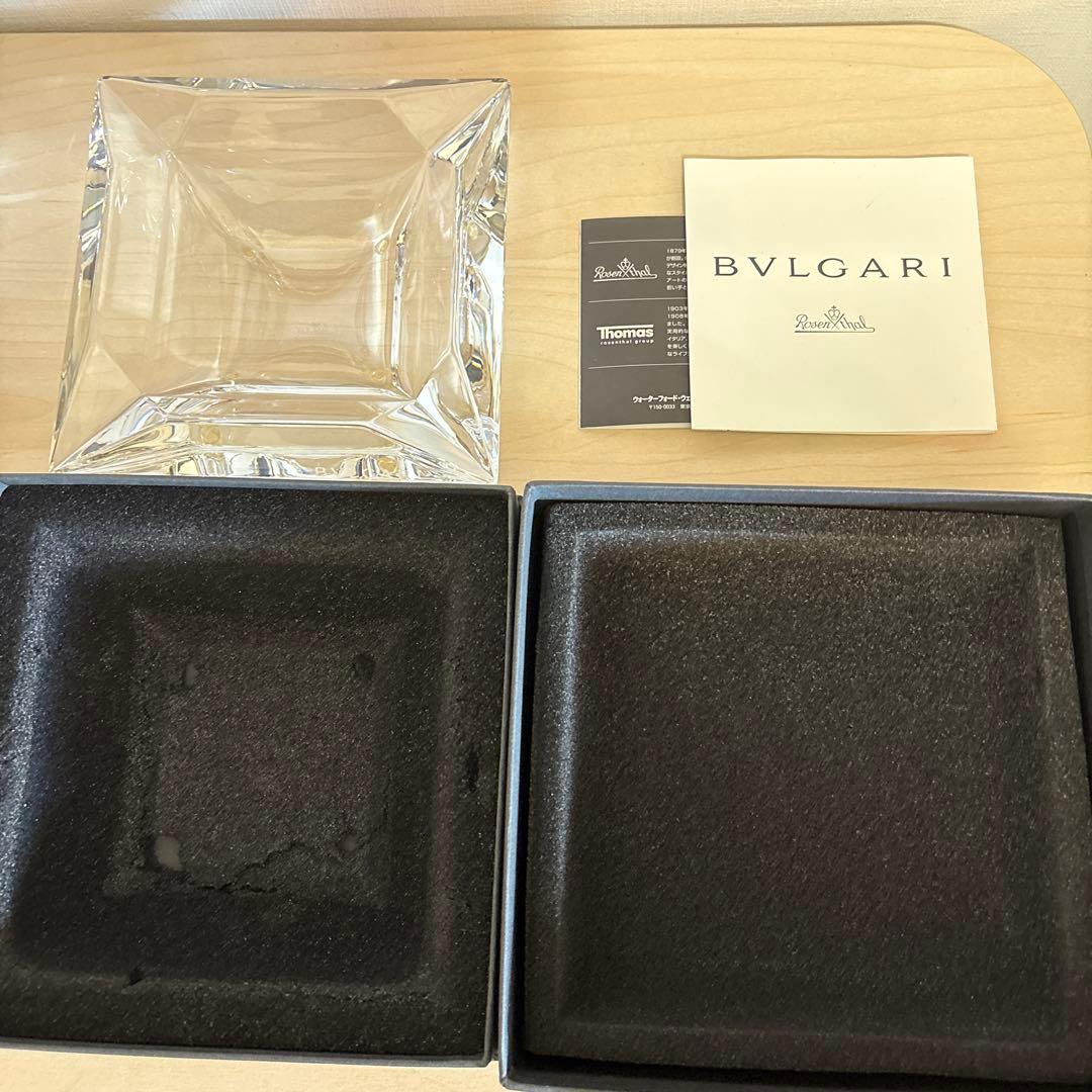 BVLGARI x Rosenthal クリスタルガラス灰皿 エキセントリカ
