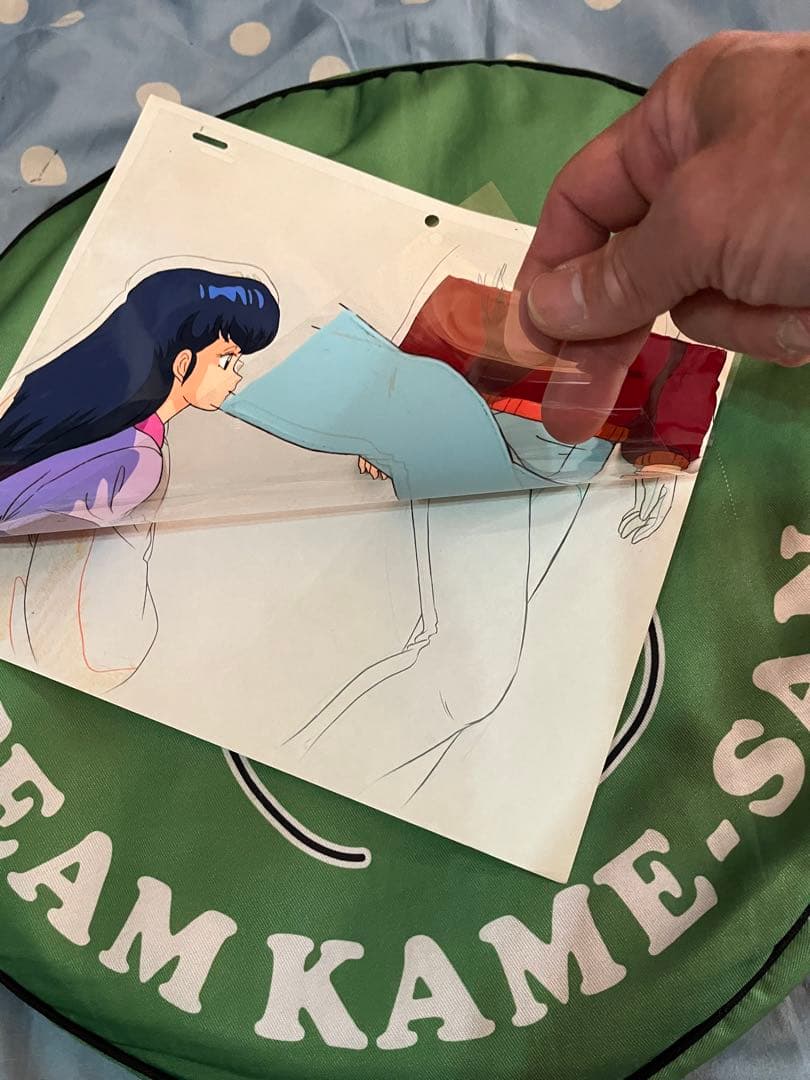 めぞん一刻　音無響子　五代くんセル画&原画？動画？セット　184 186 A29