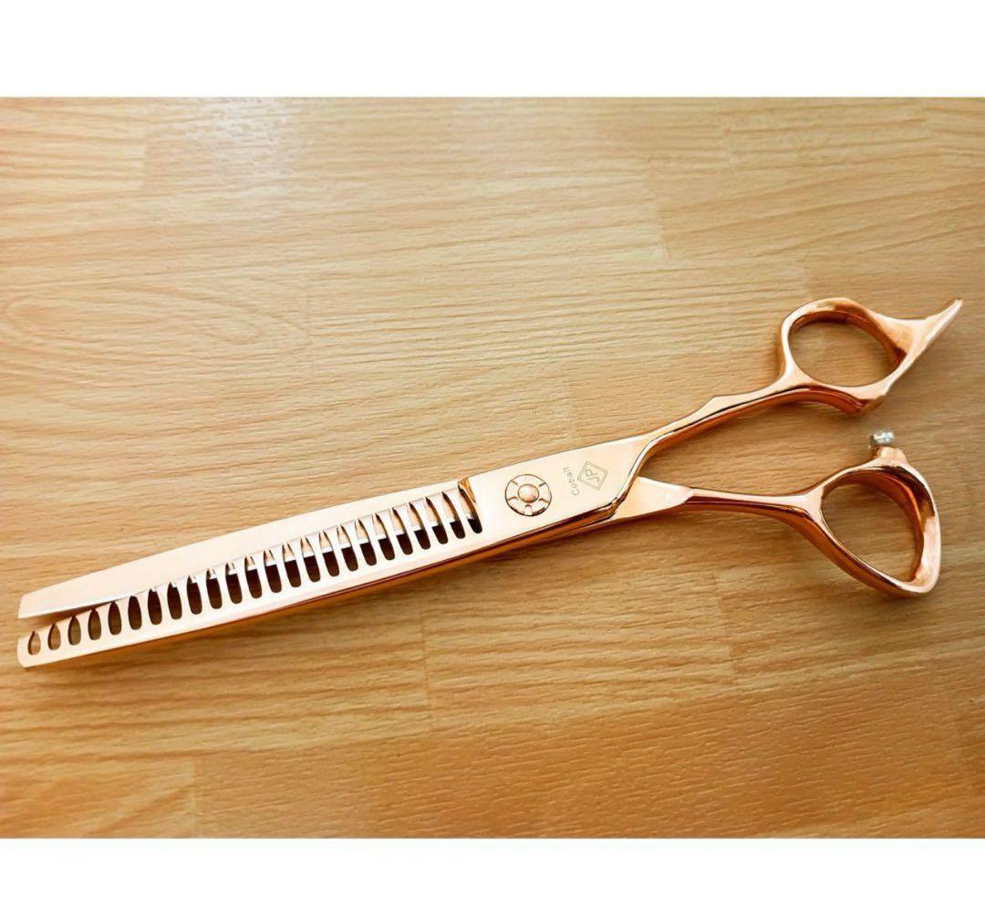 ペットセニングシザートリミングブレンディングシザーブレンダーママミングスキバサミ