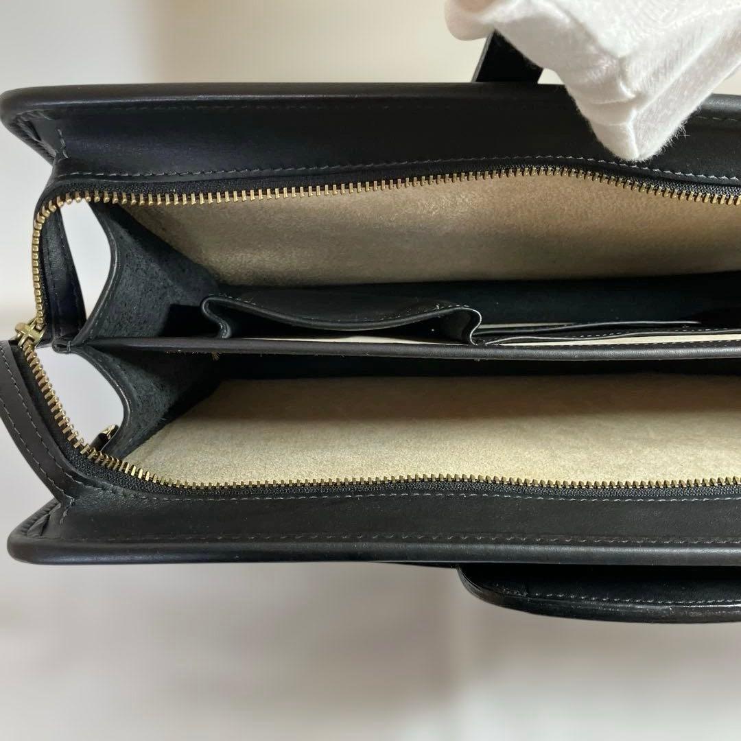 【だいすけさん専用】COACH ブラックレザー ビジネスバッグ A4対応