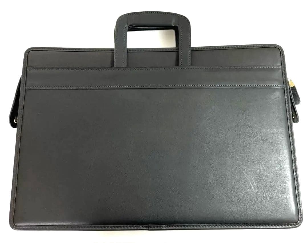 【だいすけさん専用】COACH ブラックレザー ビジネスバッグ A4対応