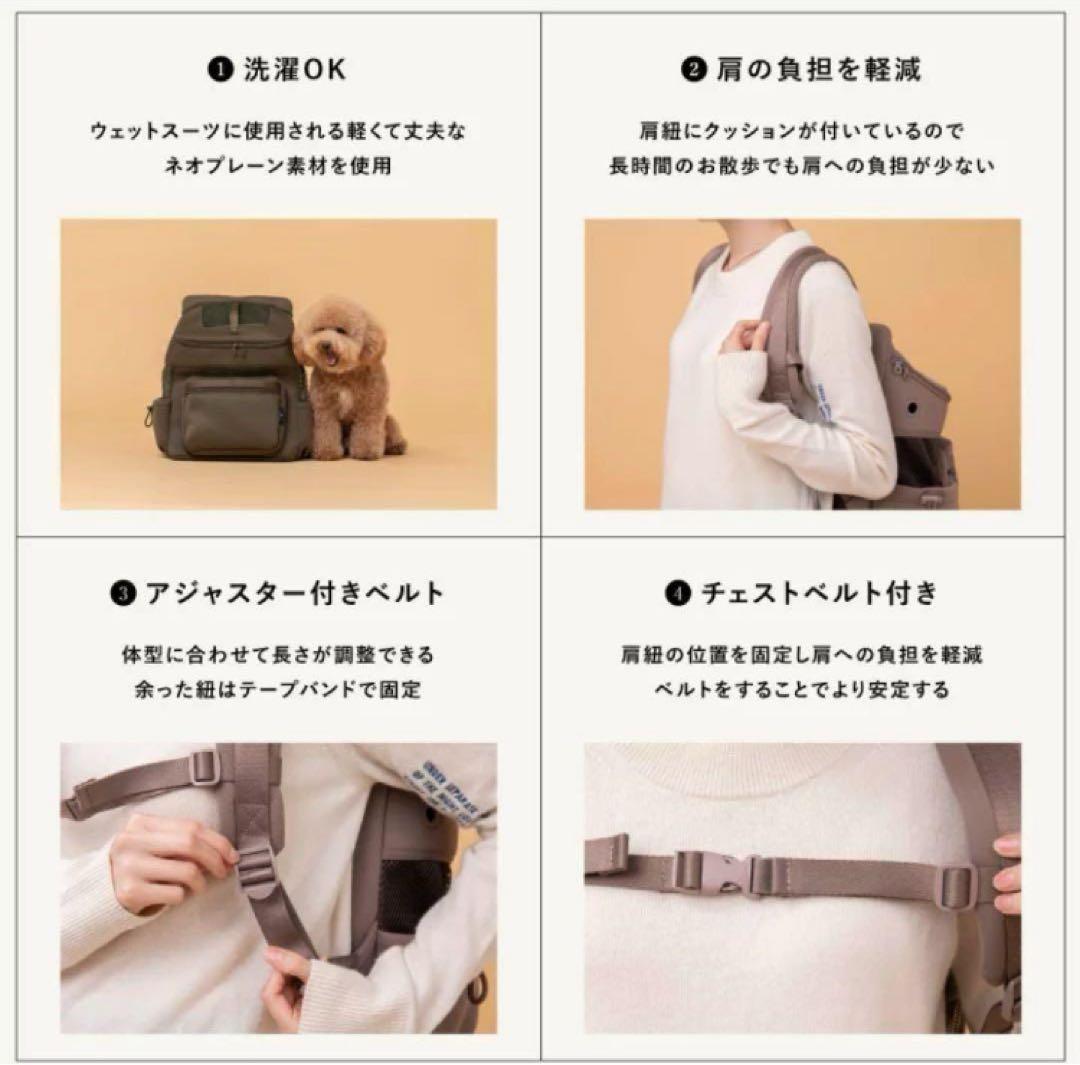 CITY DOG ネオプレーンバックパックキャリー M