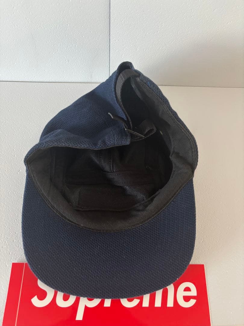 帽子 SUPREME Pique Knit Camp Cap Navy