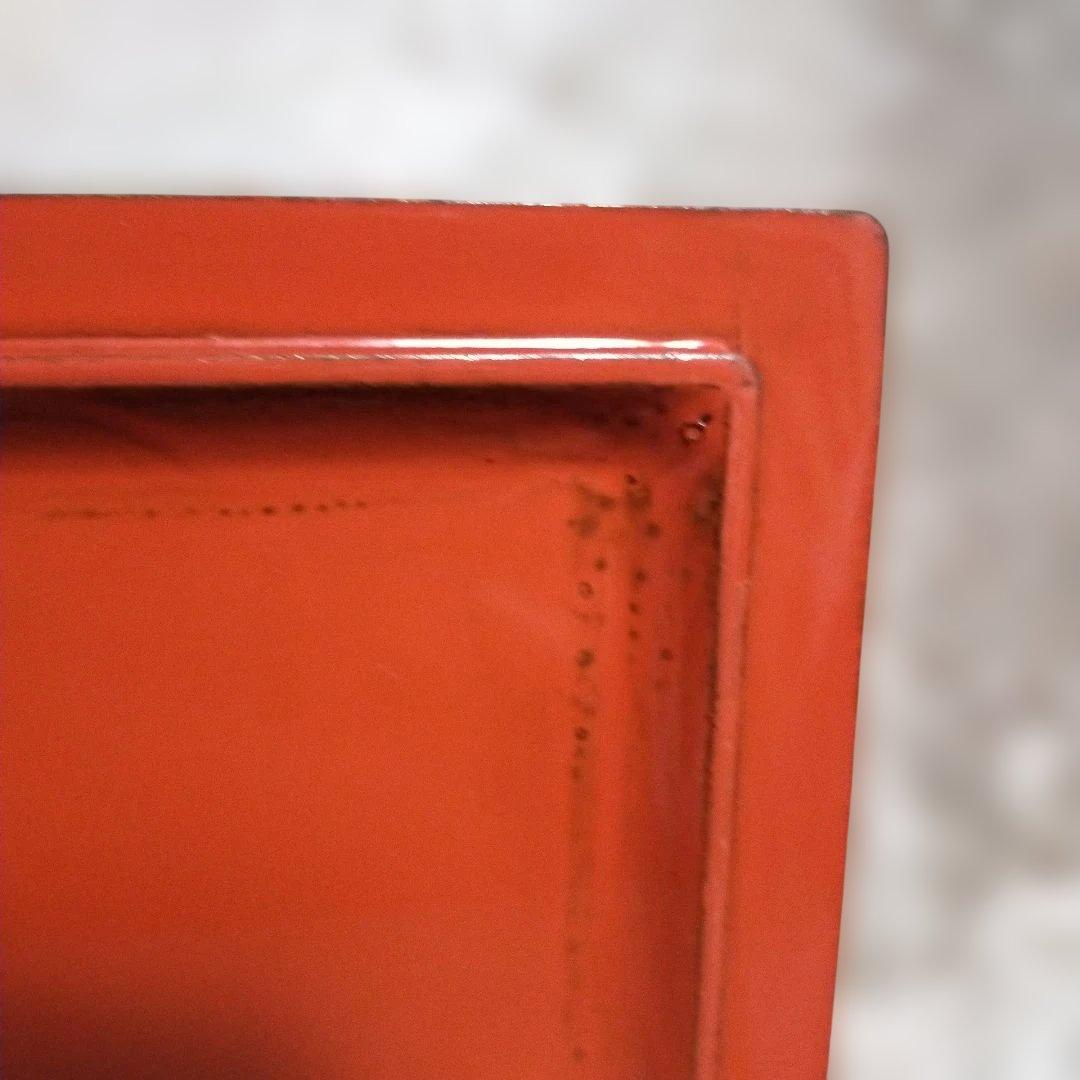 昭和　レトロ　津軽塗　重箱 金色と茶色の模様