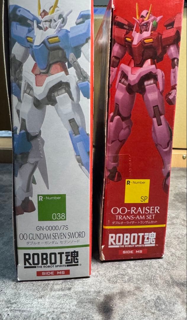 【開封済】 ロボット魂　ダブルオー2種