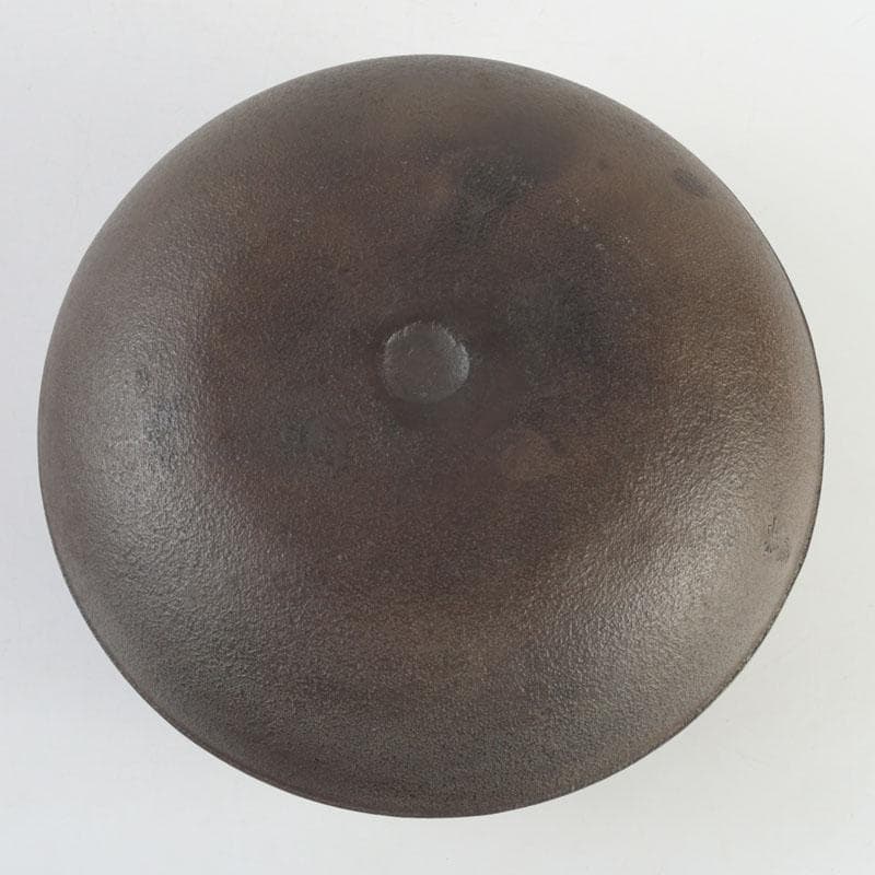 茶道具　人間国宝　釜師　高橋敬典作　菊桐文　政所釜　共箱　C　9452A