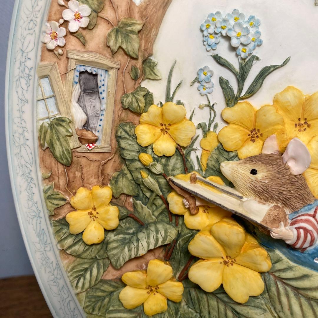 ブランブリーヘッジ スプリング オーバル 壁掛けプレート レア