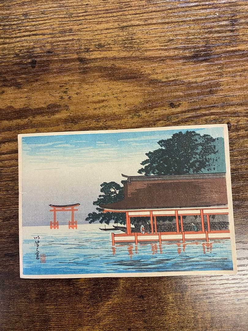 レトロ木版画？セット 自然・城・冬の風景まとめ10枚入手困難で希少な版画です