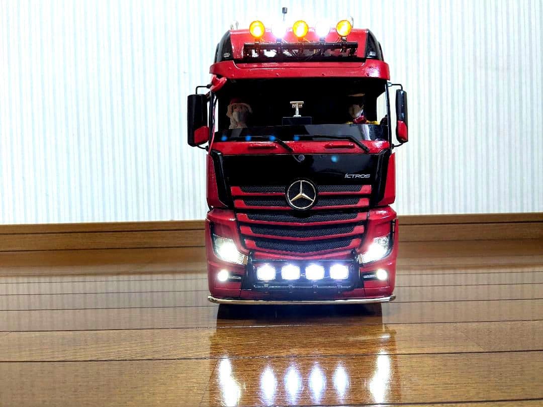 タミヤ　メルセデスベンツ　アクトロス3363 　6×４ギガスペース　フルオペ