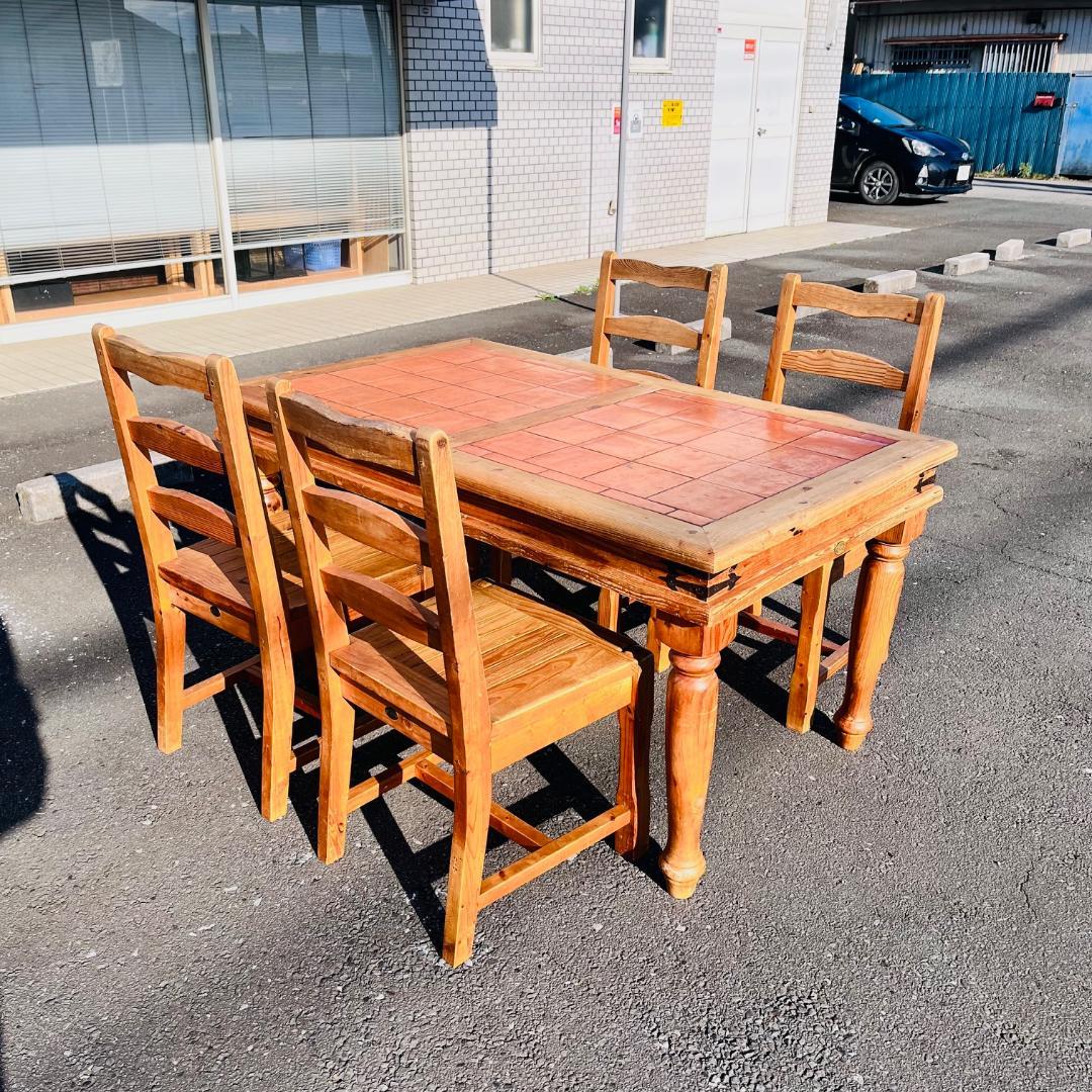 マドリッドコレクション ダイニングセット 4人用 5点セットカントリー家具