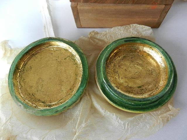 大正四年大正天皇即位礼　６代目「乾山」作記念香盒「萬壽無疆（ばんじゅむきょう）」